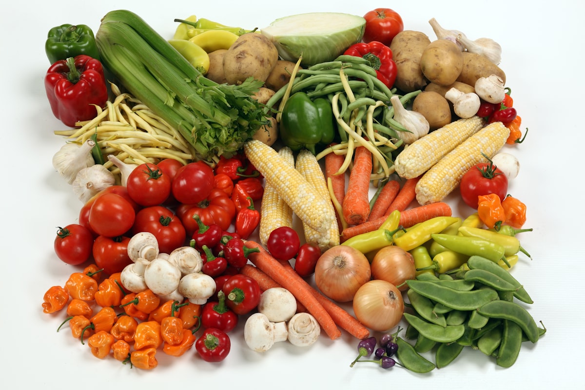 Vibrant salad with mixed greens and colorful toppings